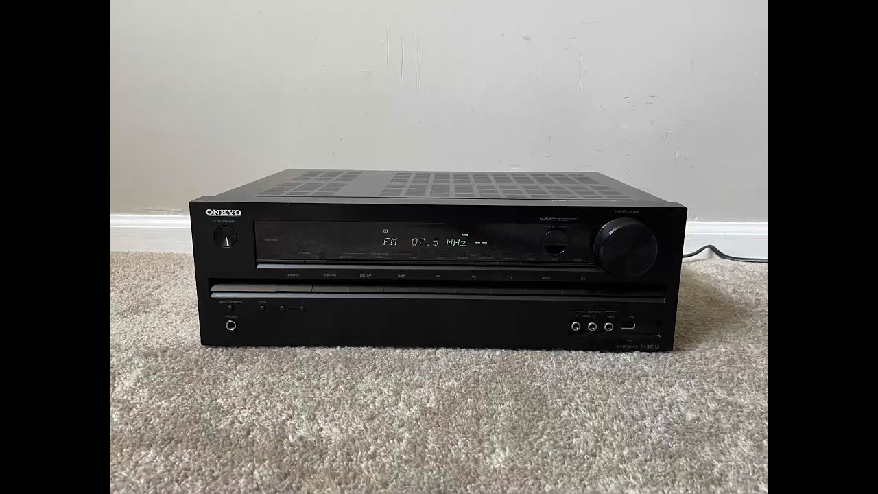 Onkyo TXSR313 5.1 HDMI Home Theater Surround Receiver YouTube
