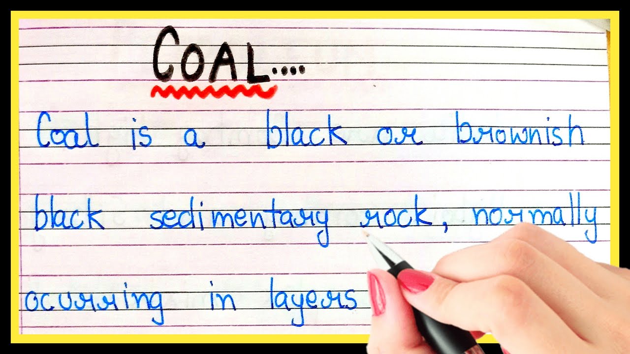 What is coal Definition of coal YouTube