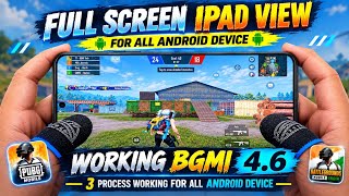 Pubg Mobile,BGMI 4.6 Full Screen iPad View | 3 Process Working for All Android Device  screenshot 2