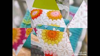 new stylish outstend crochet cushions cover designs ideas/art crochet/ Colourful cushions cover