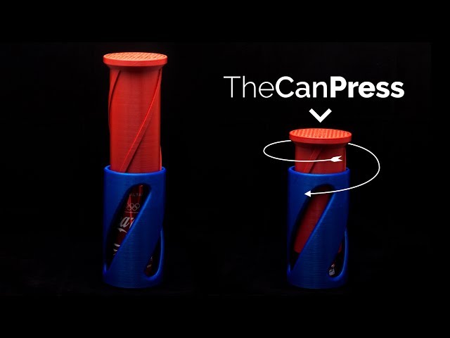 3D Print of The Universal Can Press by xfanta