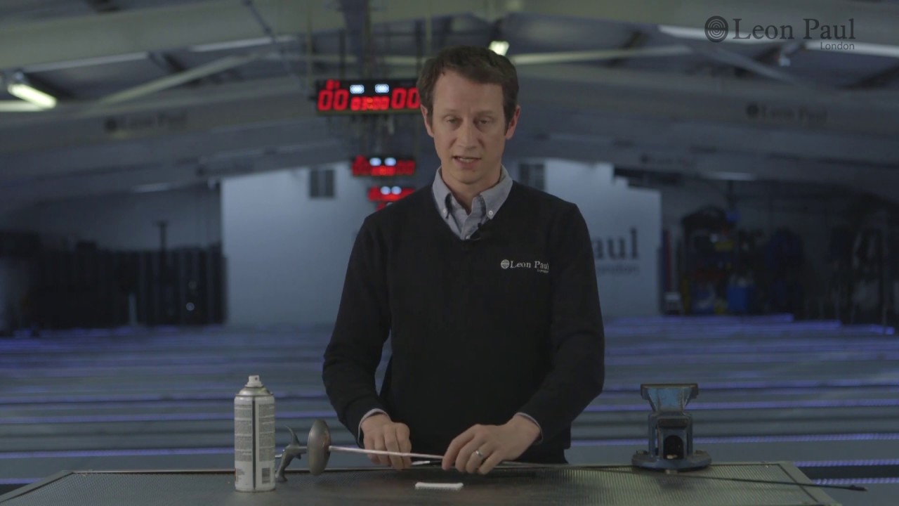 Leon Paul Fencing Foil Tip Maintenance YouTube