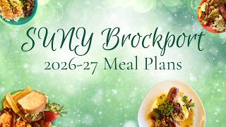 SUNY Brockport Dining Services| BASC Summer Orientation