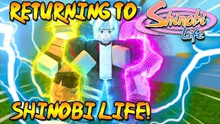 Returning To SHINOBI LIFE! 9 TAILS & FULL SUSANOO AS BROKEN AS EVER! ( THE OG NARUTO GAME!)