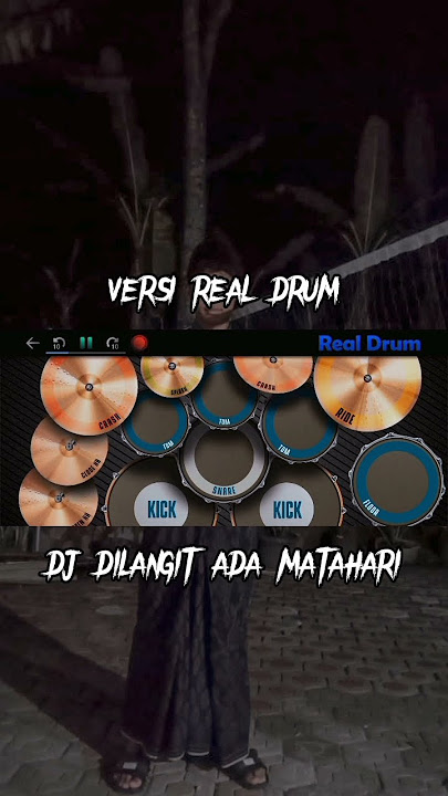 dj di langit ada matahari versi real drum cover viral tik tok....
