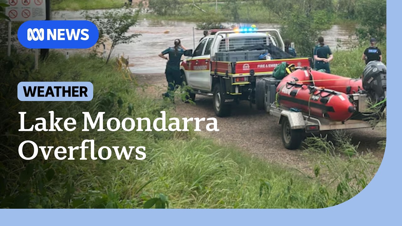 Queensland damn spills and SA rail line cut-off amid widespread flooding | ABC NEWS