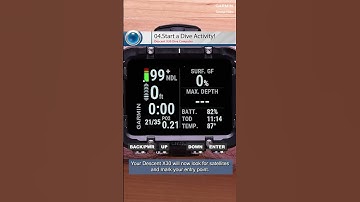 Tutorial - Descent X30: Begin je duik – 60 seconden handleiding! #garmin #garminwatch #garmintuto...