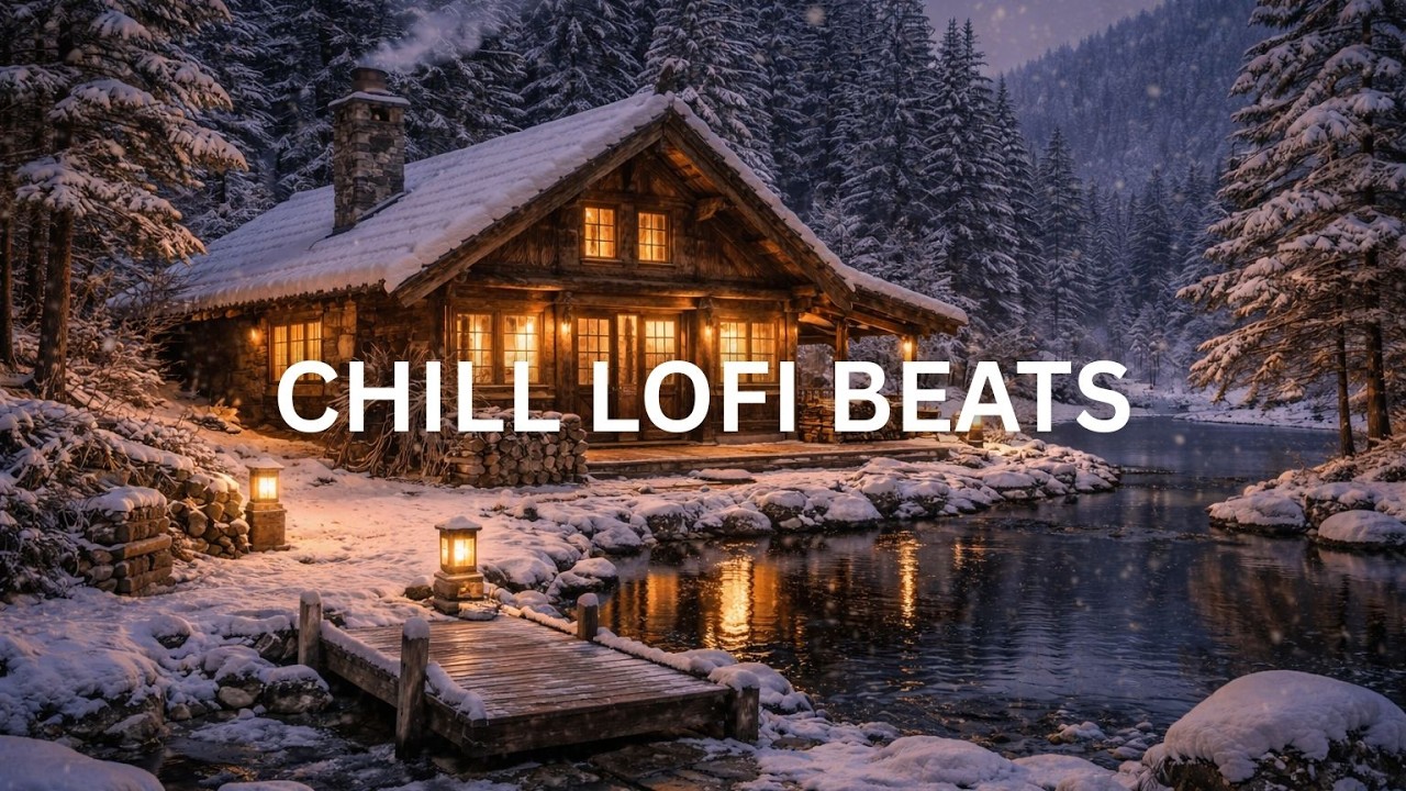 🎧6 Hours Lofi Hip Hop to Study & Sleep | Cabin and Snow