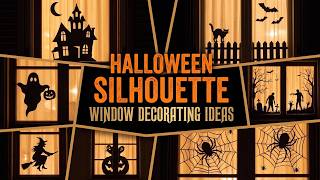 215+ Halloween Silhouette Window Decorating Ideas 🔦 Foil Ghost Cutouts and Backlit Glow Panels 2026 screenshot 3