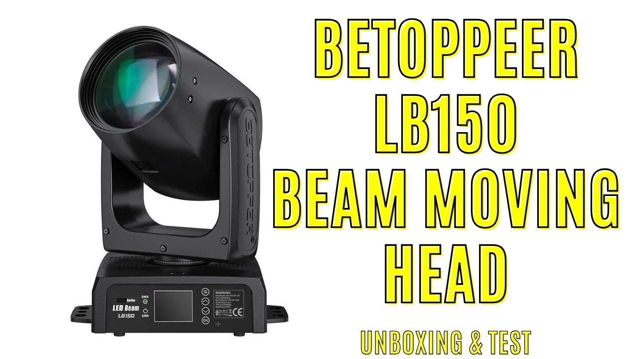 Kleiner Head, große Leuchtkraft? | Betopper LB150 Beam Moving Head | Review