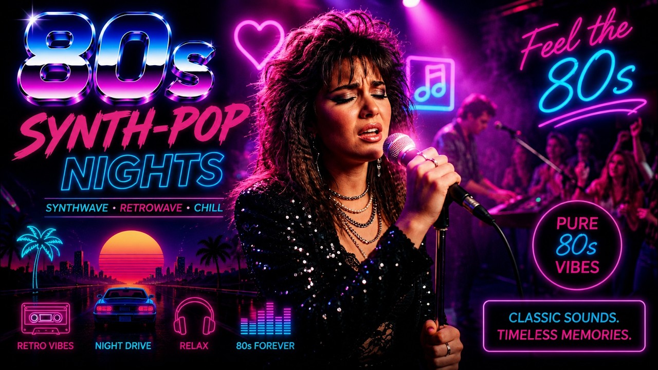 ⁣80s Neon Dreams 🌆 | Retro Synthwave & Synth-Pop Hits | Best Nostalgic Music Mix