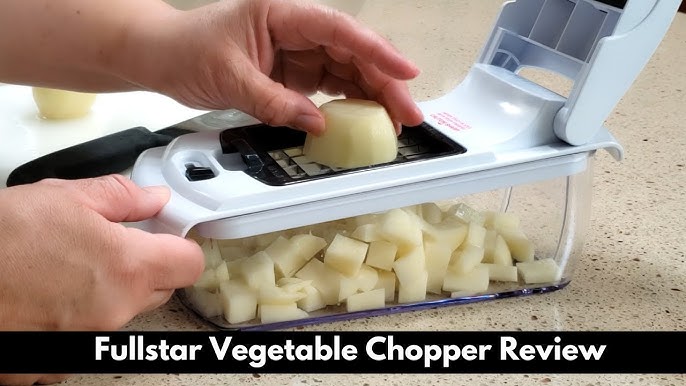 Fullstar - Vegetable Chopper, Food Chopper, Onion Chopper with Container -  All-in-1, White