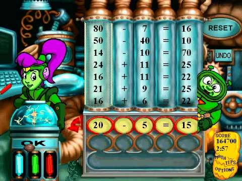 Math Blaster 6-9 Playthrough - Part 2: Dealing with more Addition and Subtraction