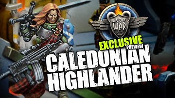 Corvus Belli INFINITY Sneek Peek: Caledonian Highlander Army Starter Pack