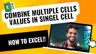 combine multiple cells value in a single cell using comma, space in #Excel