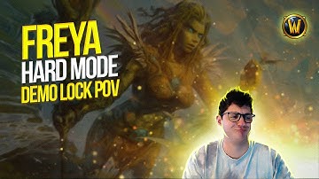 Fusion | Hardmode Freya | Demo Lock POV | WotLK Classic Ulduar PTR