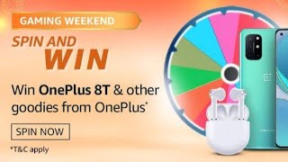 Amazon Spin & Win Quiz Answers Today | Win OnePlus 8 Smartphone | 7 November 2020 screenshot 5