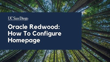 Oracle Redwood: How to Configure Redwood UI Homepage