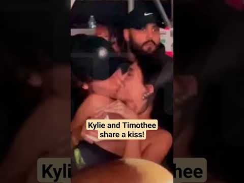 Kylie Jenner &amp; Timothee Chalamet kiss! | Film Chic #shorts #trending #kyliejenner #timotheechalamet