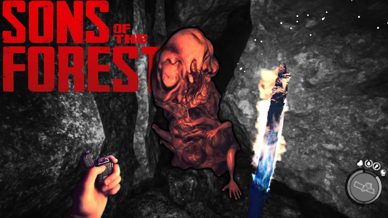 Cave Exploring Gone Wrong - Sons Of The Forest #4 - YouTube