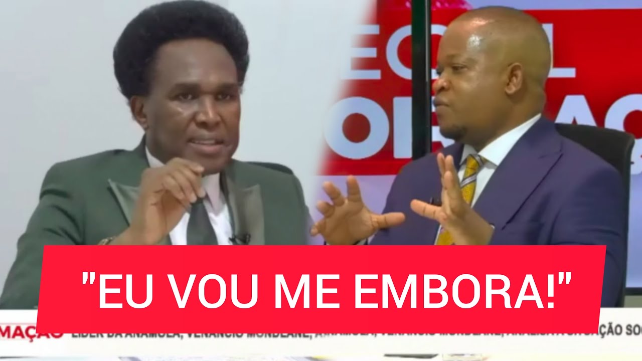 VENANCIO MONDLANE foi apertado ao vivo Pelo Jornalista e Ameacou Abandonar o programa no MBC