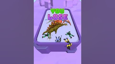 Merge Dinosaurs Battle Fight Level 31 - 40 Walkthrough
