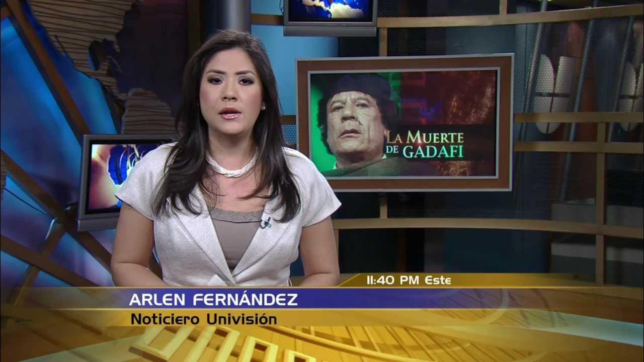 Arlen Fernández reportando para Noticiero Univision y Primer Impacto