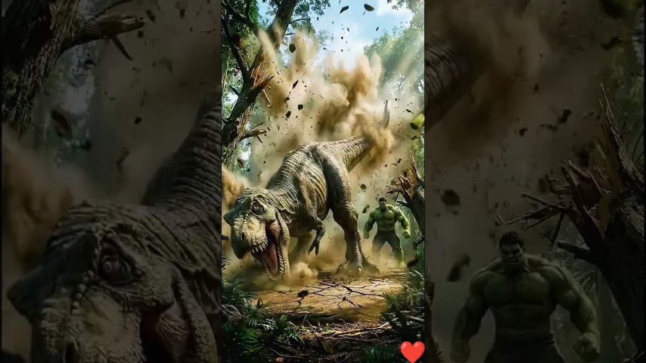 Hulk vs Dinosaur 😡🦖 | Jungle Ka Asli Raja Kaun?
