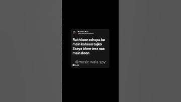 Thumbnail of Maula mere maula song by roop kumar Rathod ❤️ #maulameremaula #lyricalwhatsappstatus