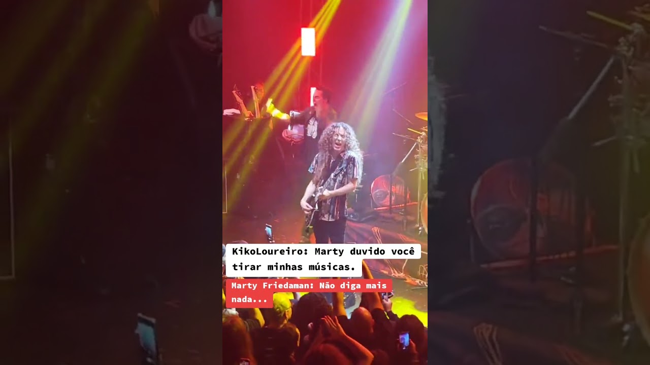 Marty Friedman tocando Angra ao Lado do Kiko Loureiro no Santo Rock Bar em Santo André