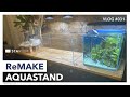 【アクアリウム】GEXの水槽台をDIYでカッコよくリメイクしてみた/Living Aqua DIY Part.4/#Vlog#31