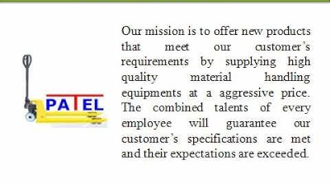 Watch Material Handling Equipment Video