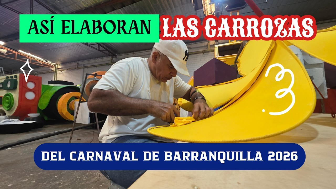 ♻️🎨Carrozas, reciclaje y pasión: el detrás de cámaras del Carnaval de Barranquilla 2026 🎭🔥