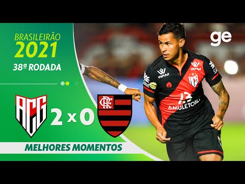 ATLÉTICO-GO 2 X 0 FLAMENGO | MELHORES MOMENTOS | 38ª RODADA BRASILEIRÃO 2021 | ge.globo