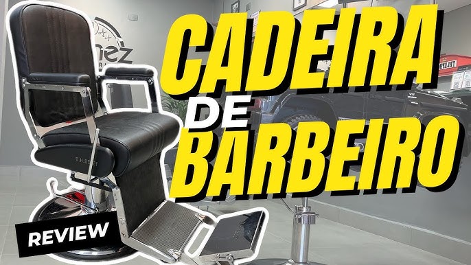 cadeira de barbeiro marri milão unboxing montagem e review 