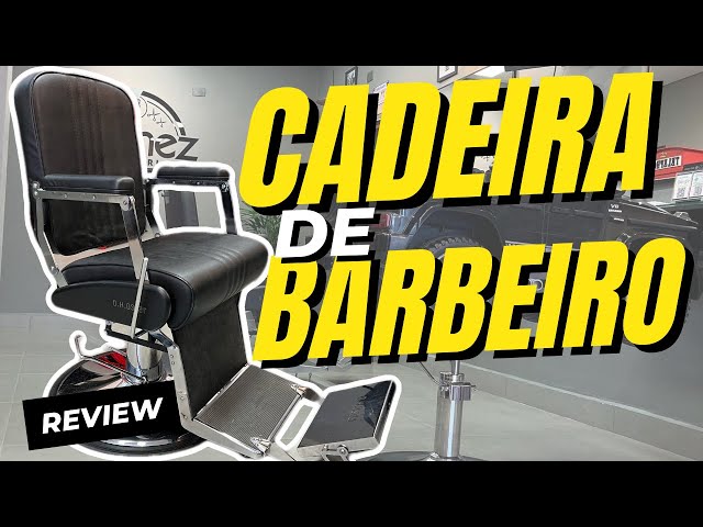 Cadeira de Barbeiro Wine Chair Bordô com CAPTONÊ B042, Um Show de Estilo  para sua Barbearia