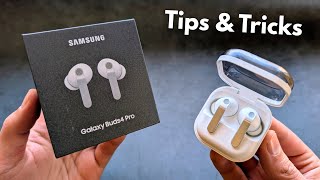 Samsung Galaxy Buds 4 Pro - Tips & Tricks - Review ,SETUP & How to Use Them + Changing TIPS