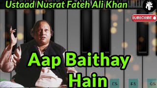 aap Baithay hain //ustaad Nusrat Fateh Ali Khan/perfect piano/magical finger screenshot 5