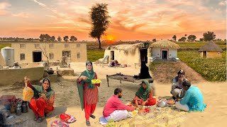 Desert Village Women Early Morning Routine | Village Food | old Culture | Traditional life