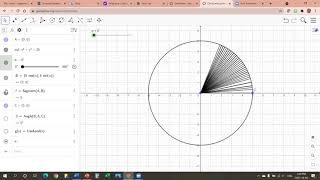 Geogebra Practice Circle with a Point