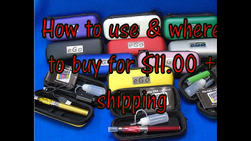 eGoT vape pen. How to use & tips. Cheap Vape pen starter.