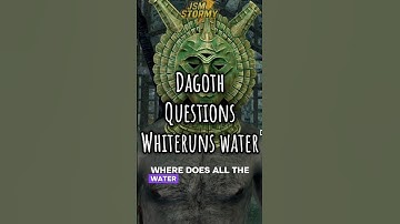 Dagoth questions where Whiteruns waters comes from. Is he valid? #skyrim #dagothur #dagoth #shorts