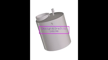Hygienic Tank 3D Model Video Demonstration (High Level) - Design & Draft by Leo He
