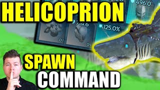 HELICOPRION SPAWN COMMAND for SinglePlayer and Unofficial Servers | Ark BLUEPRINT FISH