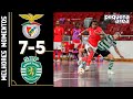 Benfica 7x5 Sporting | Highlights | Resumo | futsal 2º jogo