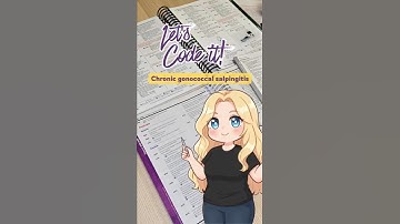 Medische coderingsdemonstratie ICD-10-CM-code - Chronische gonokokkensalpingitis - #medicalcoding