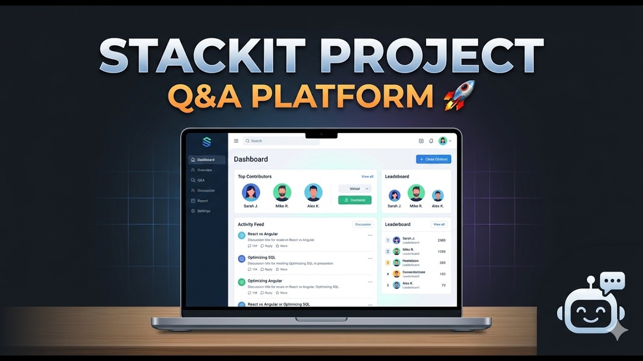 StackIt | Q&A Platform with Chatbot & Dashboard | Project Showcase ...