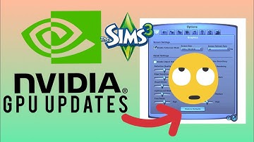 A Quick and Simple Fix to Solve Nvidia Driver Updates from Re-Setting Your Sims 3 Options