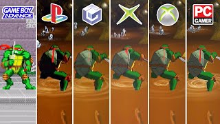 Teenage Mutant Ninja Turtles (2003) GBA vs PS2 vs GameCube vs XBOX vs XBOX 360 vs PC GAMER