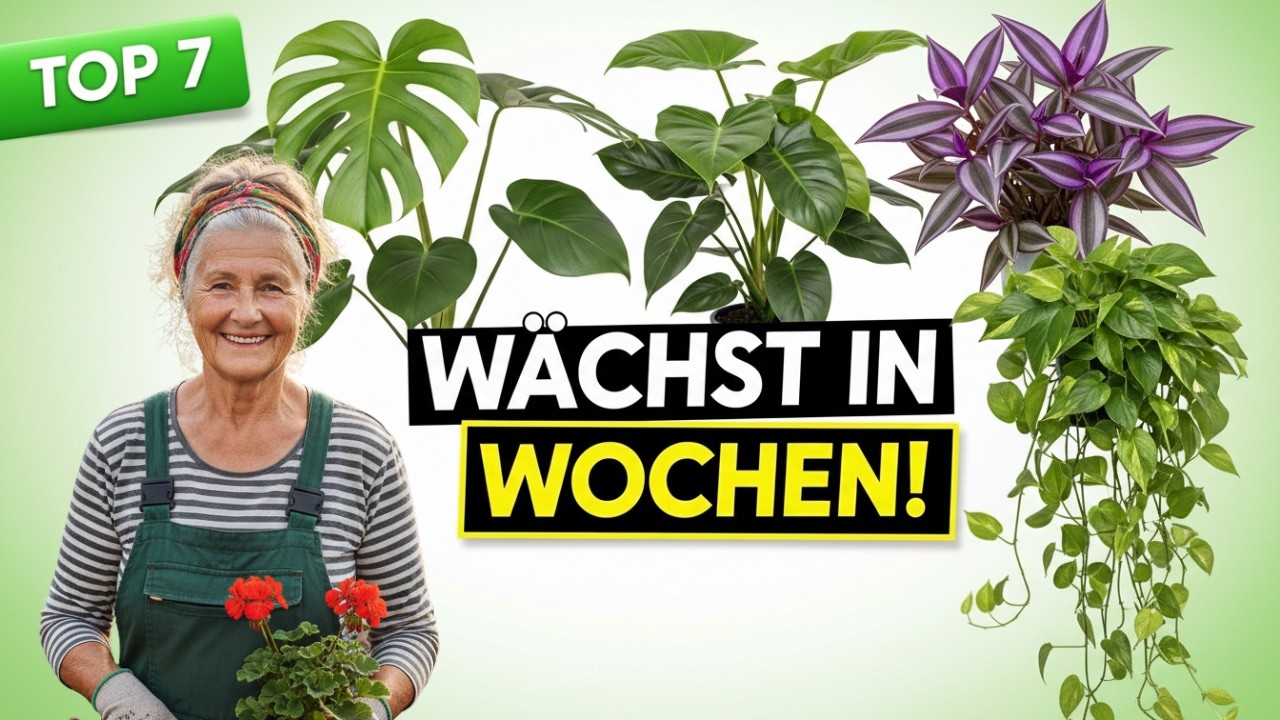 7 Zimmerpflanzen, die super schnell wachsen